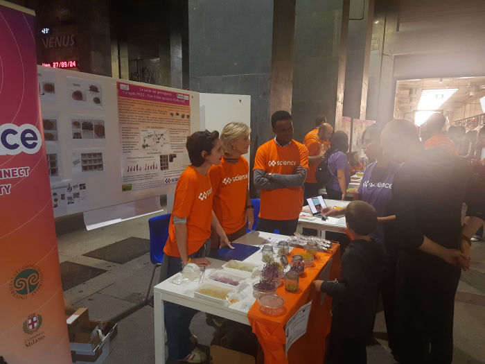 FEED participated on Notte Europea dei Ricercatori - Co.Science event, a flagship initiative under the Horizon Europe program and funded by the Marie Skłodowska-Curie Actions for 2024-2025. This event, led by esteemed institutions such as the Consiglio Nazionale delle Ricerche (CNR) and the University of Insubria, served as a vital platform to bridge the gap between science and society by fostering dialogue between researchers and the public, with a particular focus on engaging students. During the event, Project FEED showcased our innovative research on sustainable products derived from sprouts, emphasizing their transformative potential in nutrition and eco-friendly packaging. Represented by Monica Mattana from IBBA-CNR in Milan and Valentina Picchi from CREA Ricerca in Pisa, we highlighted the role of sprout-based innovations in promoting a healthier and more sustainable Mediterranean diet, aligning with global goals for food security and sustainability. Our participation underscored our commitment to advancing food technology and sustainability, offering attendees a glimpse into the future of agrifood systems through the lens of cutting-edge science.